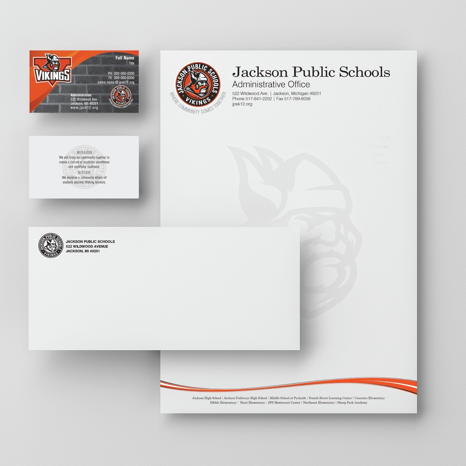 Jackson Public Schools stationery system
